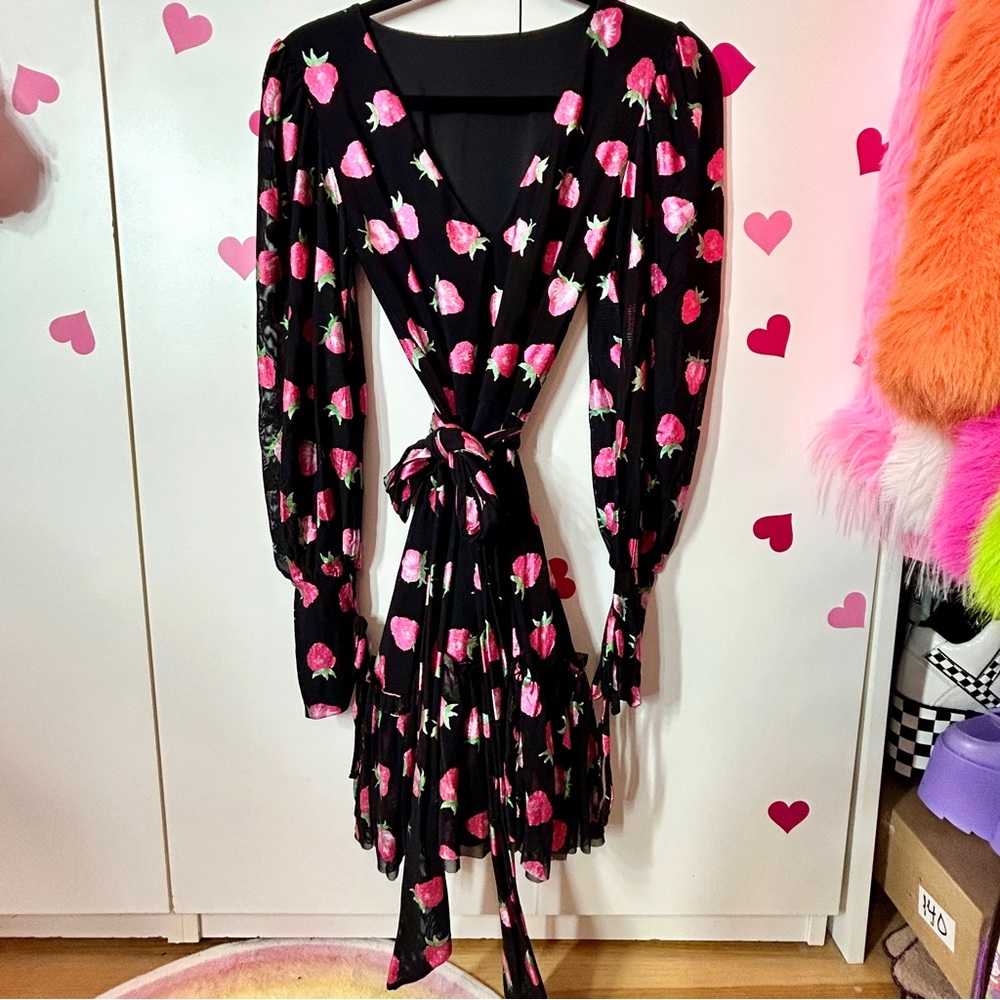 Black Milk Clothing Strawberry Dress
